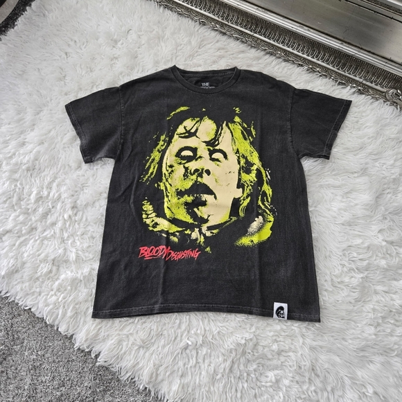 Spencer's Regan Face x Bloody Disgusting T Shirt - The Exorcist. Size Medium. Ne - Picture 1 of 6